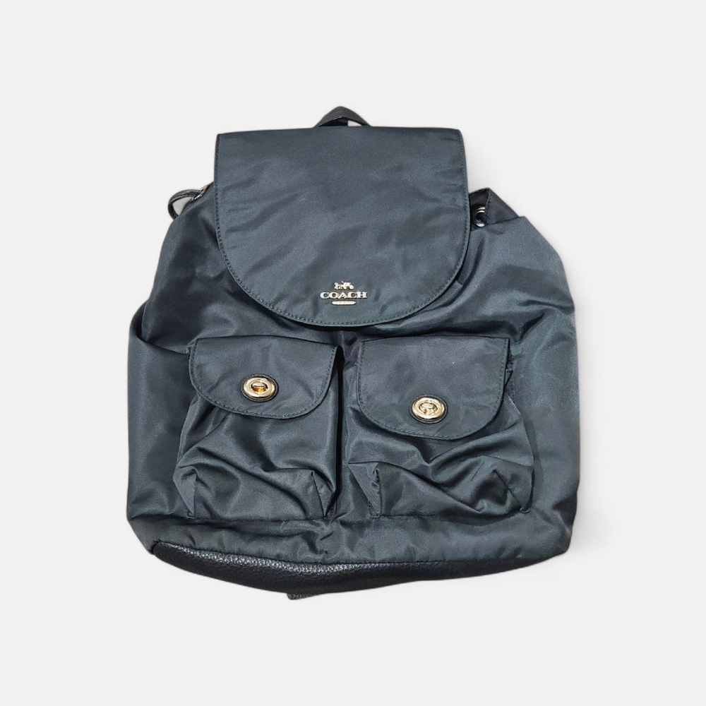 Coach Gray Women's Twist Lock Backpack